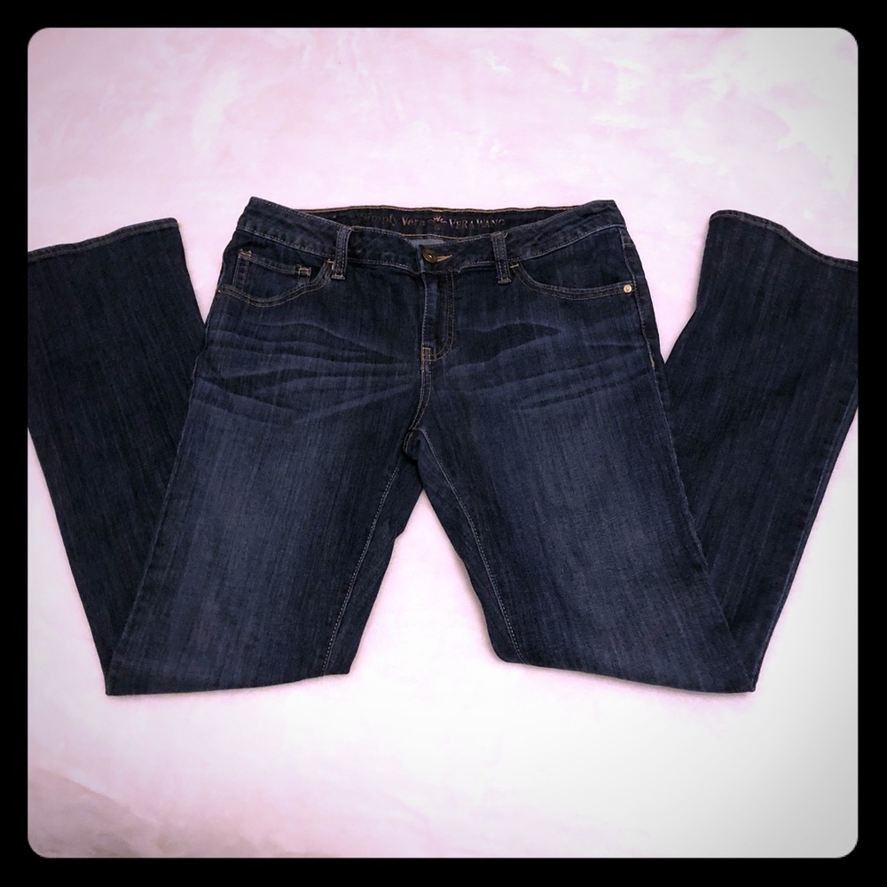 Vera Wang dark wash jeans